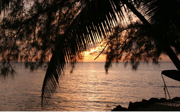 Beach view of Cayman